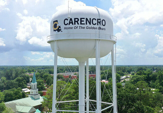 The City of Carencro, Louisiana, Carencro Water Tower, Carencro Louisiana Water Tower
